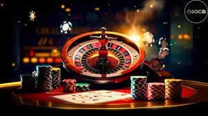 Studio kasino dealer langsung livedraw sgp dengan meja blackjack dan roulette